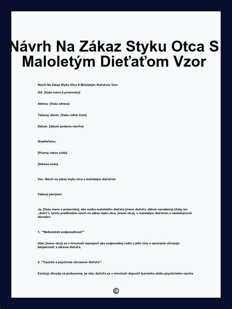 Práva otca na styk s dieťaťom a jeho uplatnenie v prípade odmietania zo strany dieťaťa alebo rodičov